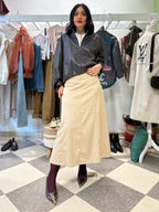 Motel | gonna in eco camoscio sabbia