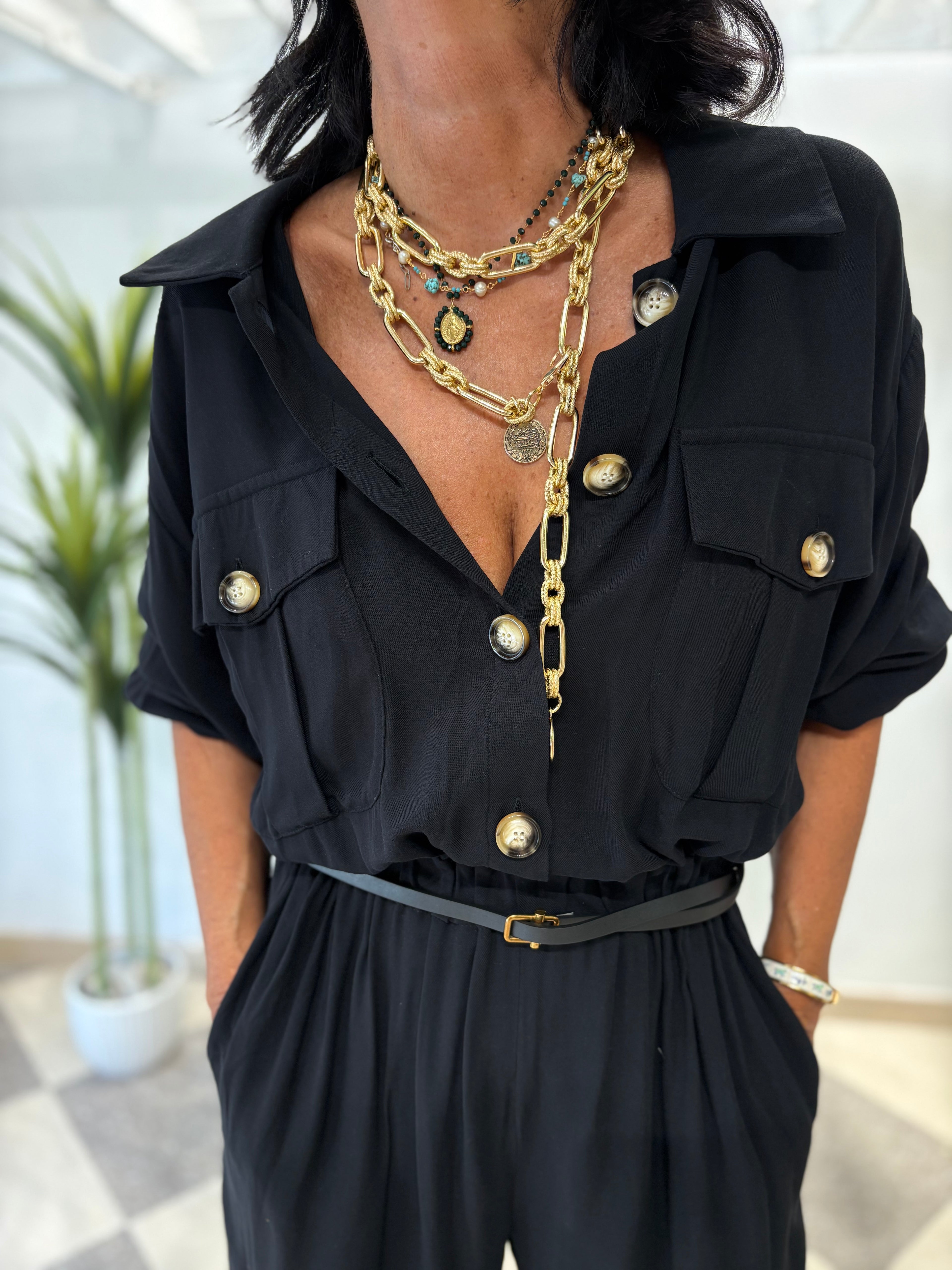 Jumpsuit Safari black