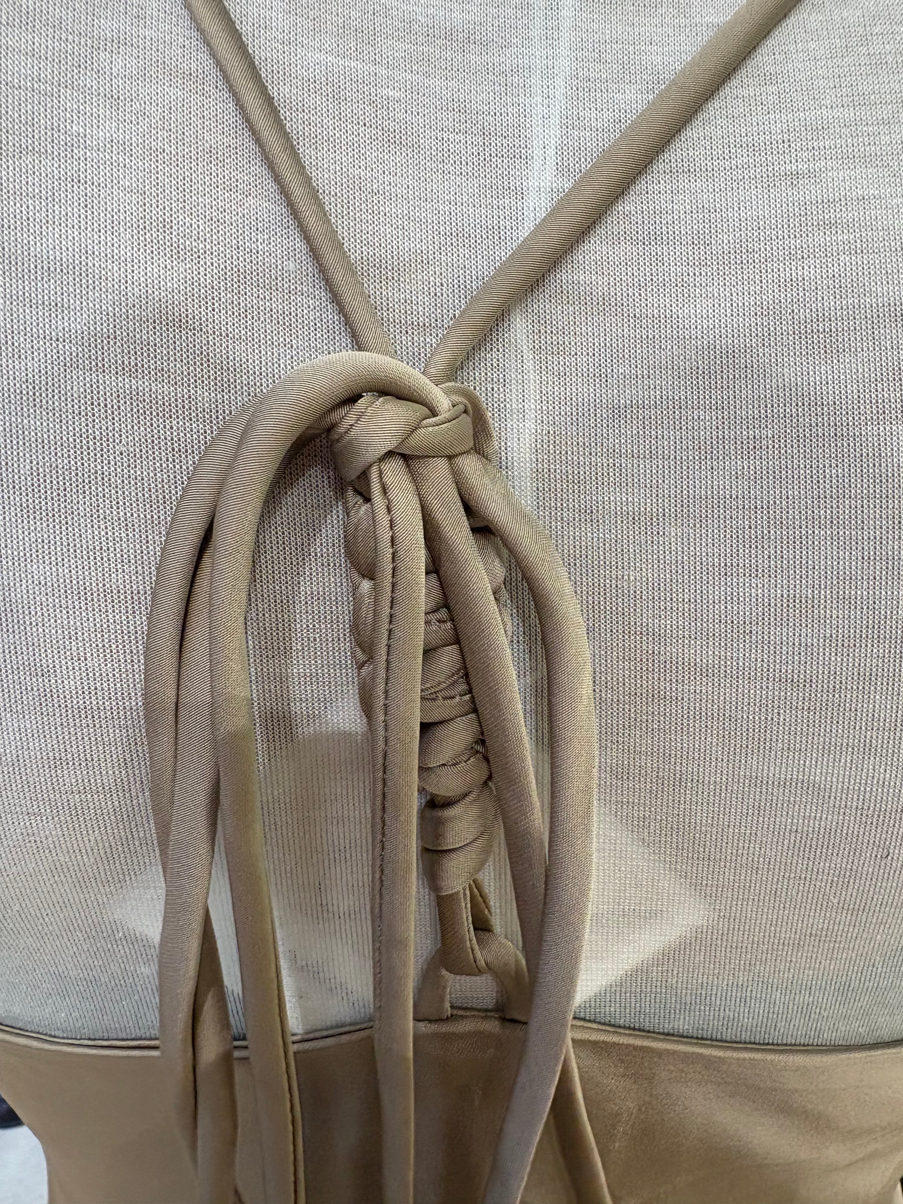 Slip dress champagne