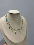 Collana pesciolini - turchese