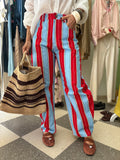 Pantalone maxi stripes