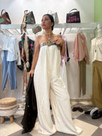 Tuta Jumpsuit avorio