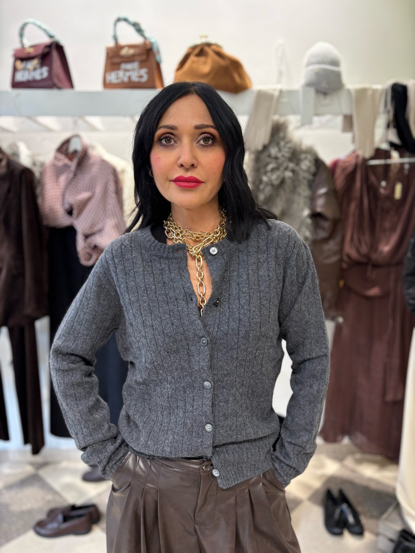 Golfino in misto cashmere