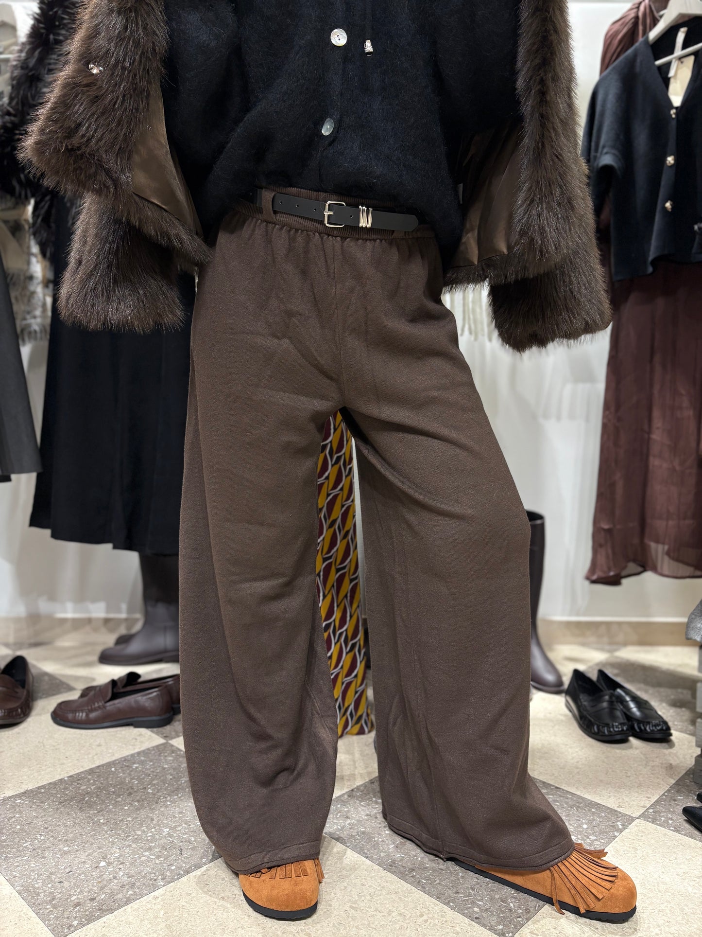 Pantalone Leisure cacao