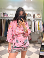 Coordinato Camicia Stars & Gonna Pareo Jungle