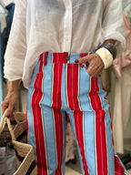 Pantalone maxi stripes