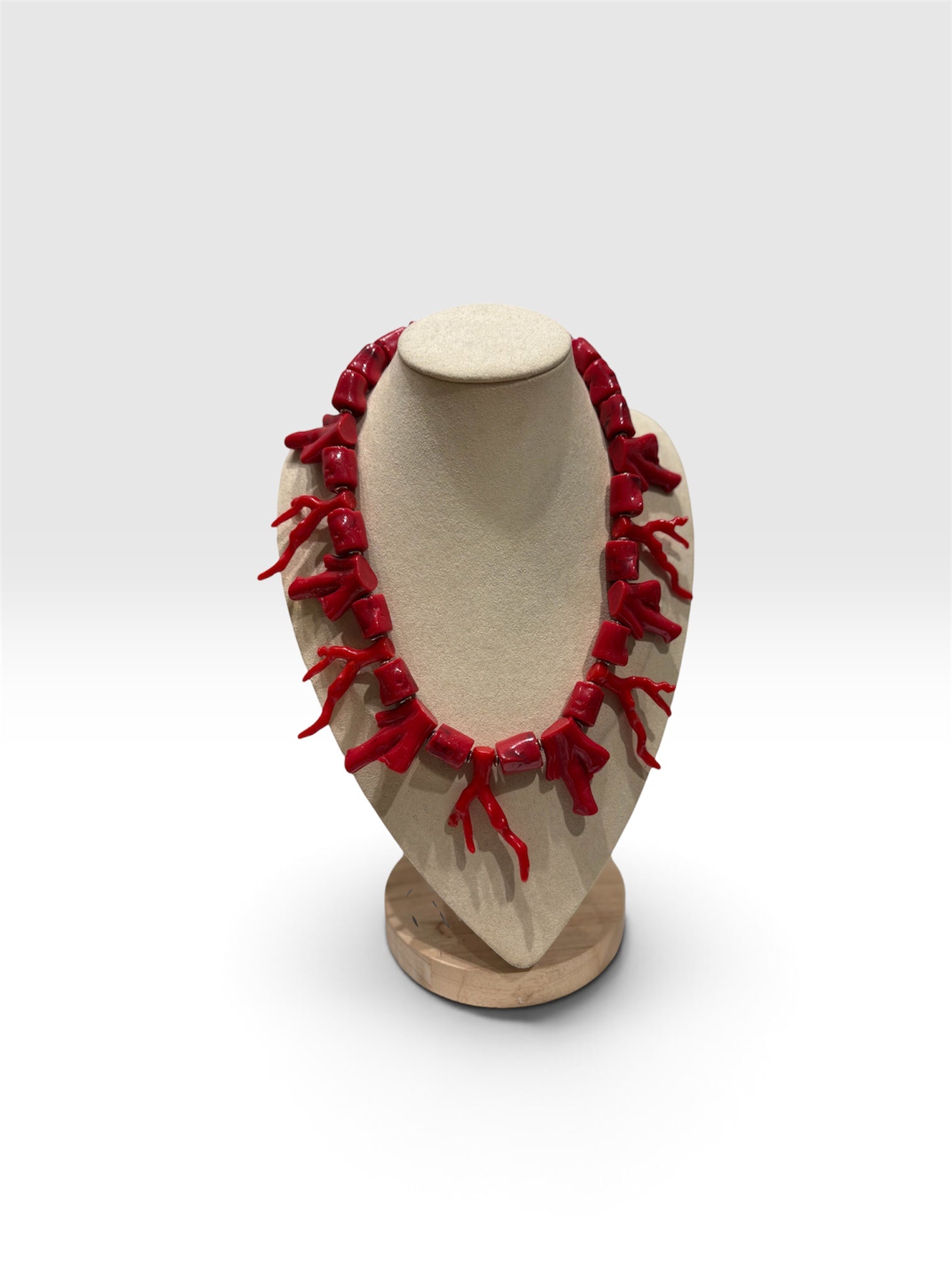 Collana corallo rosso