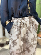 Pantalone palazzo stampa floreale