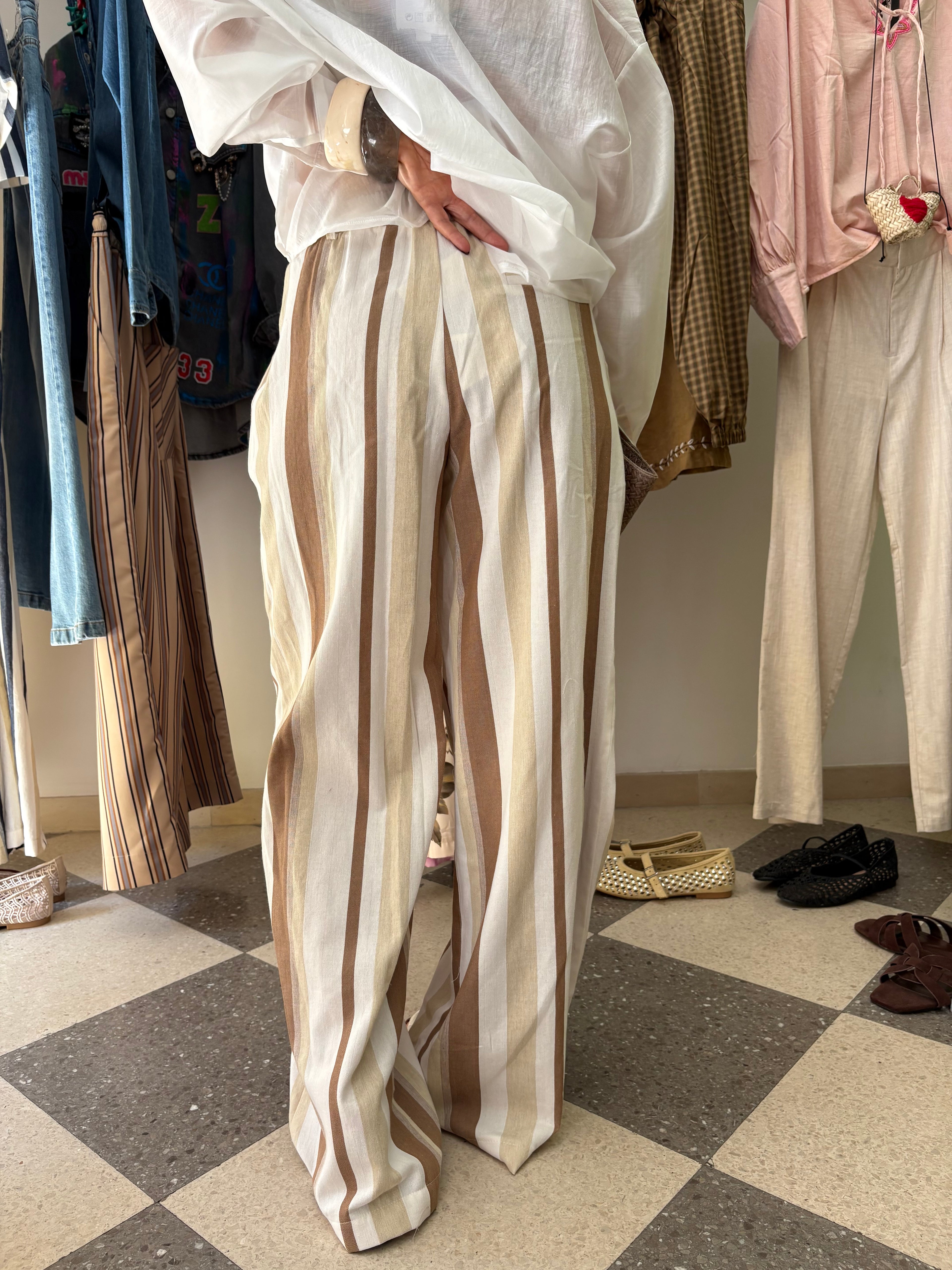 Pantalone sunset stripes