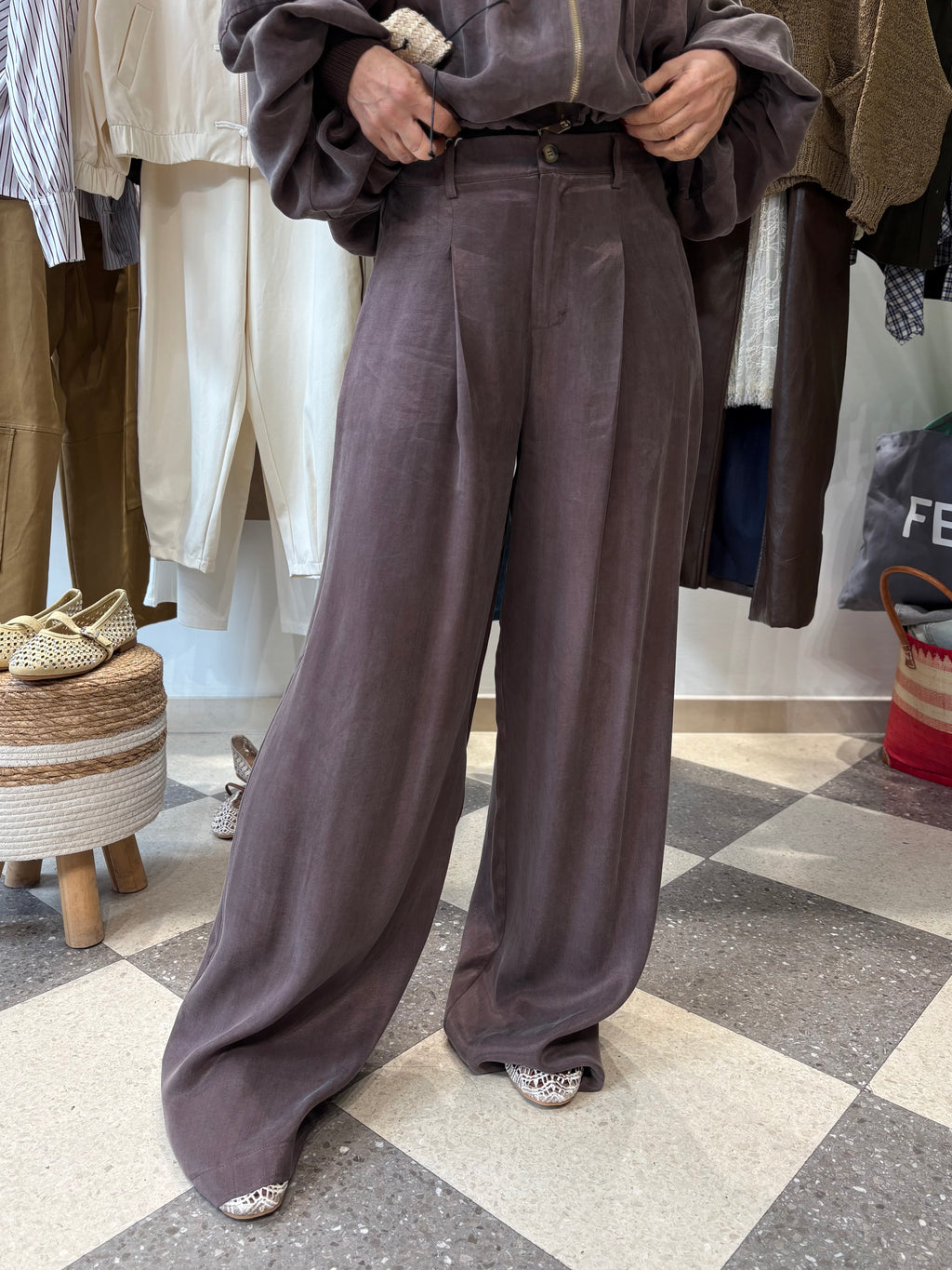 Motel | pantalone palazzo fluido