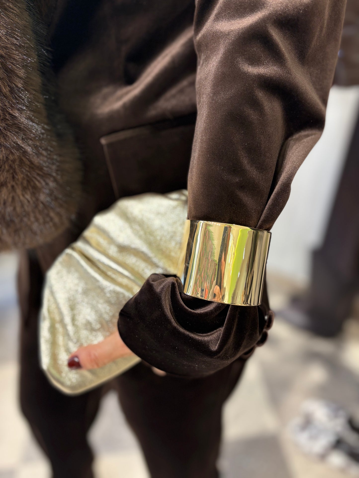 Bracciale gold square