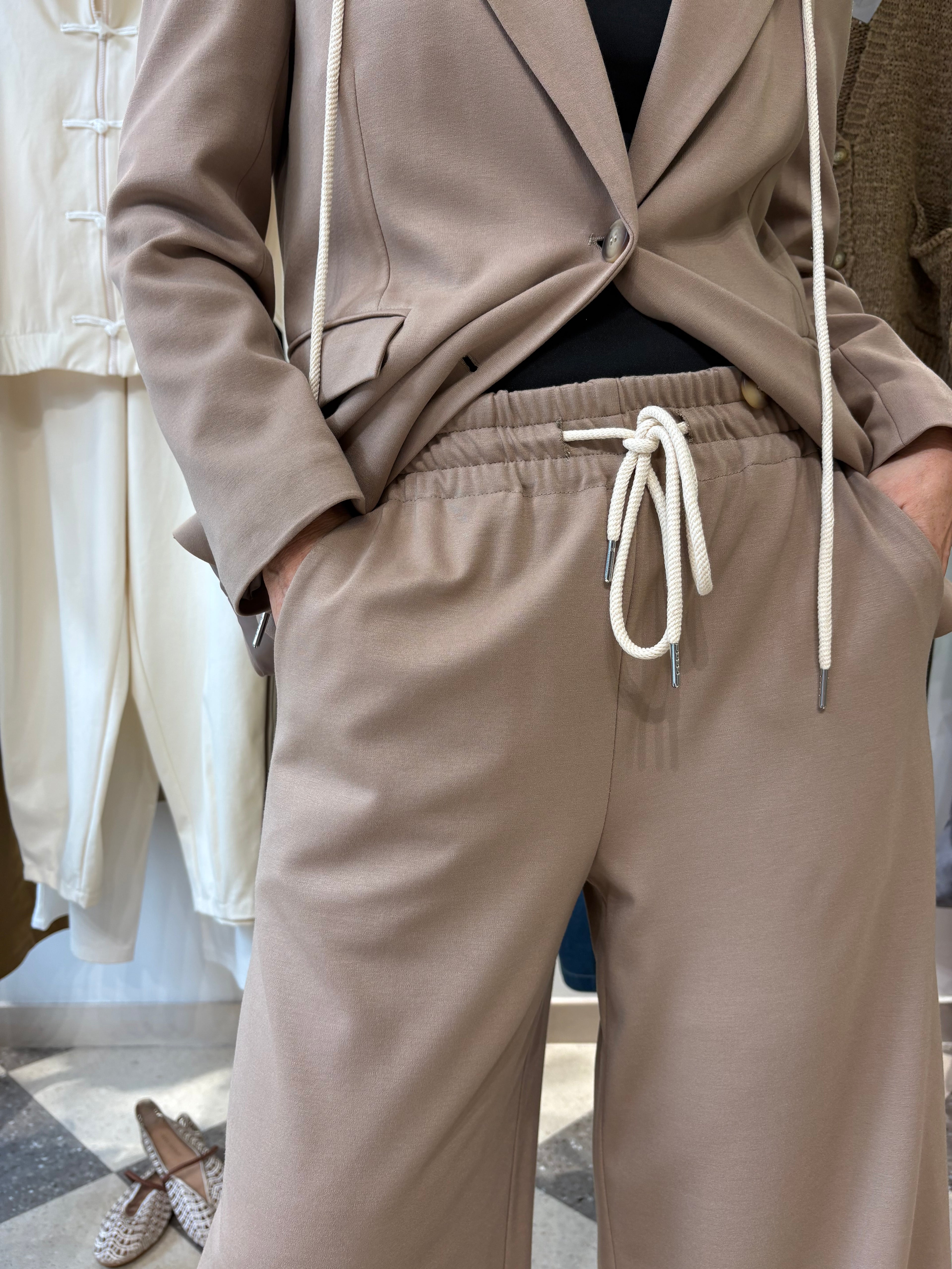 Motel | pantalone palazzo punto Milano cappuccino