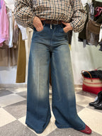 Motel | denim palazzo