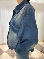 Motel blouson in denim