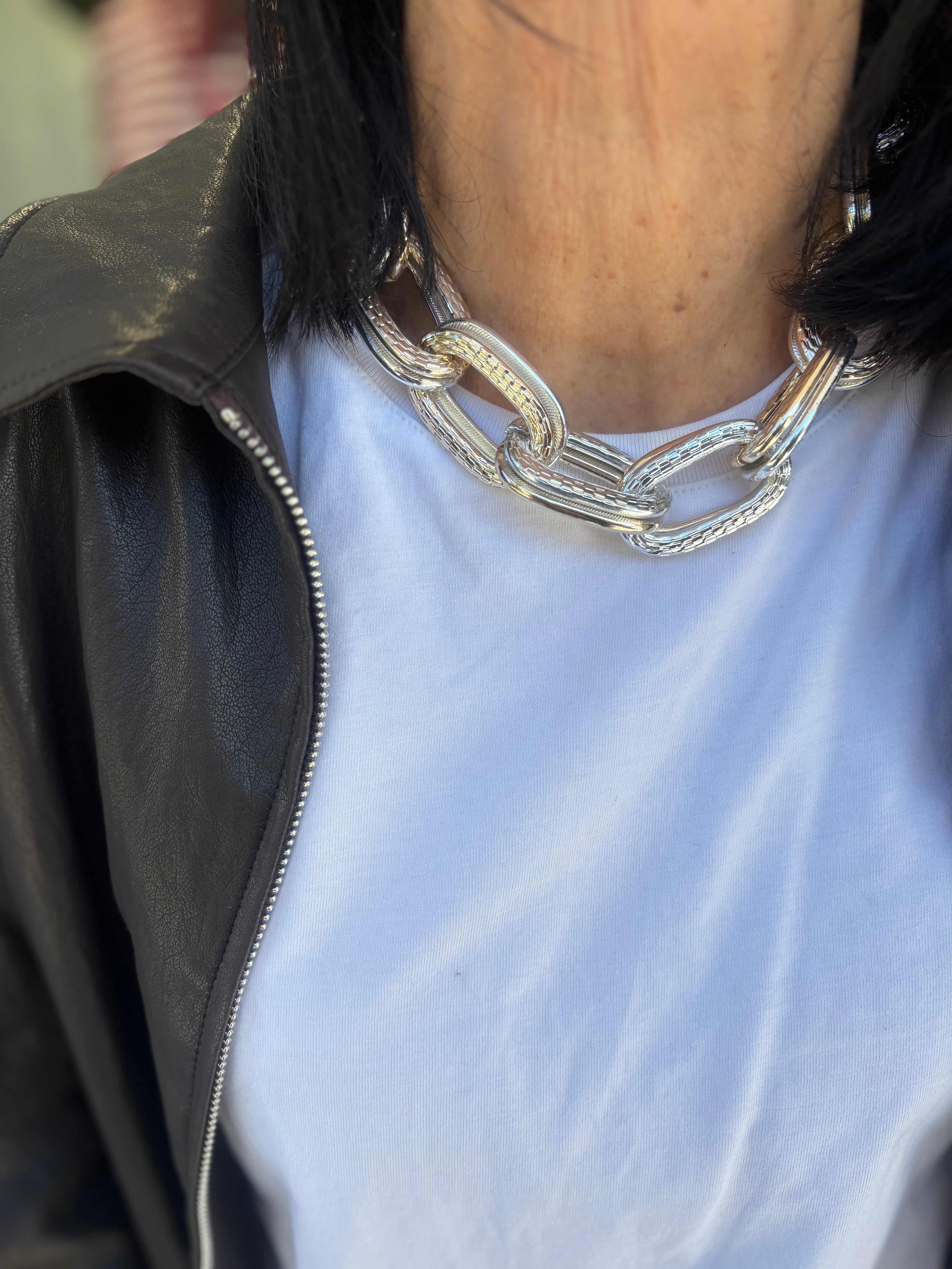 Catena chunky argento