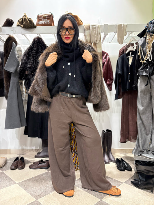 Pantalone Leisure cacao