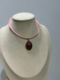 Chocker magnetico con charm fiore