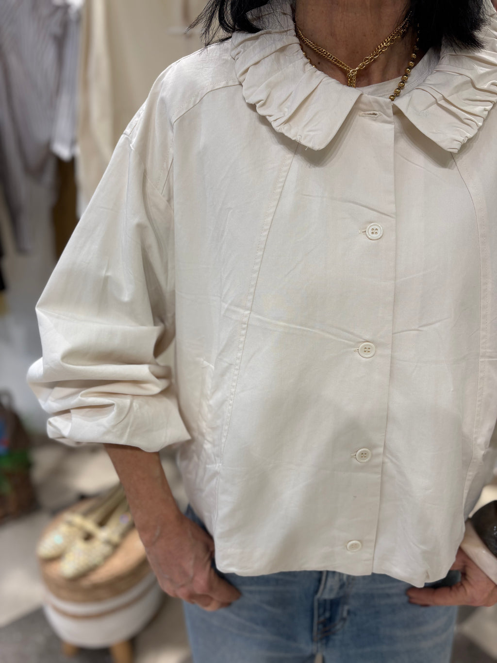 Giacca leggera romantica