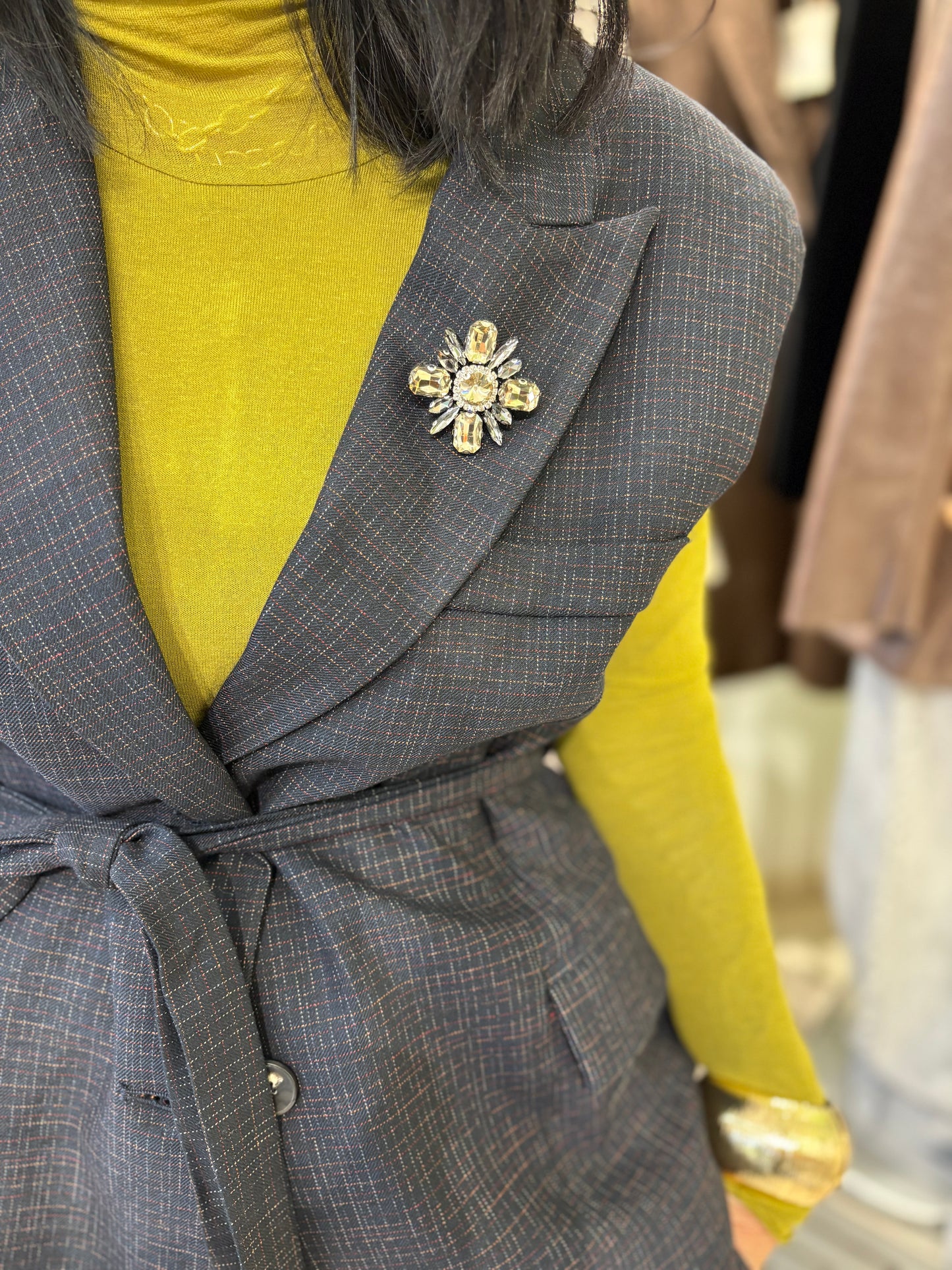 Motel gilet con spalline imbottite