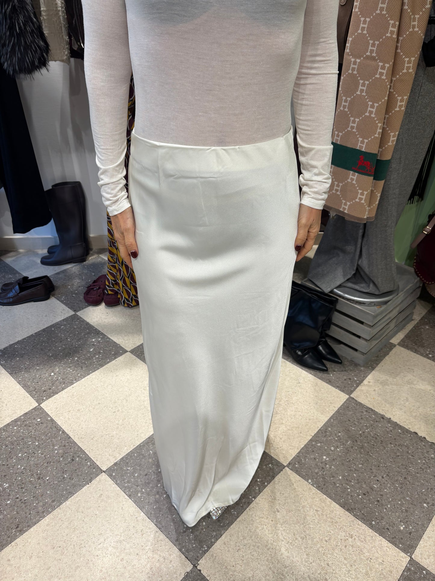 Gonna in satin Ballerina