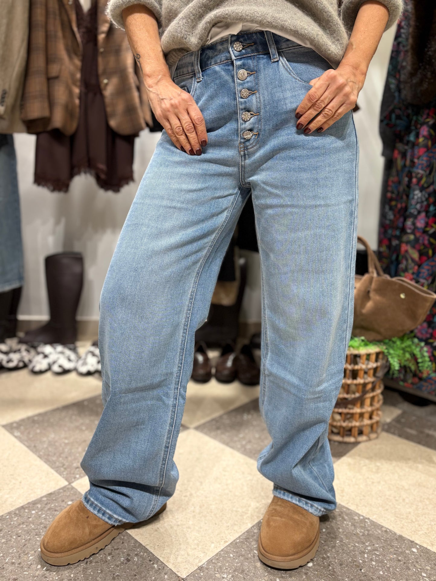 Denim bottini gioiello