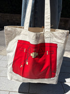 Tote bag canvas “red icon”
