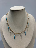 Collana pesciolini - azzurro