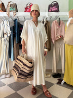 Abito caftano Ivory