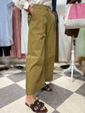 Pantalone culotte verde