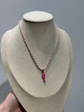 Collana con cordoncino e charm