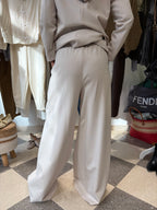 Motel | pantalone palazzo panna