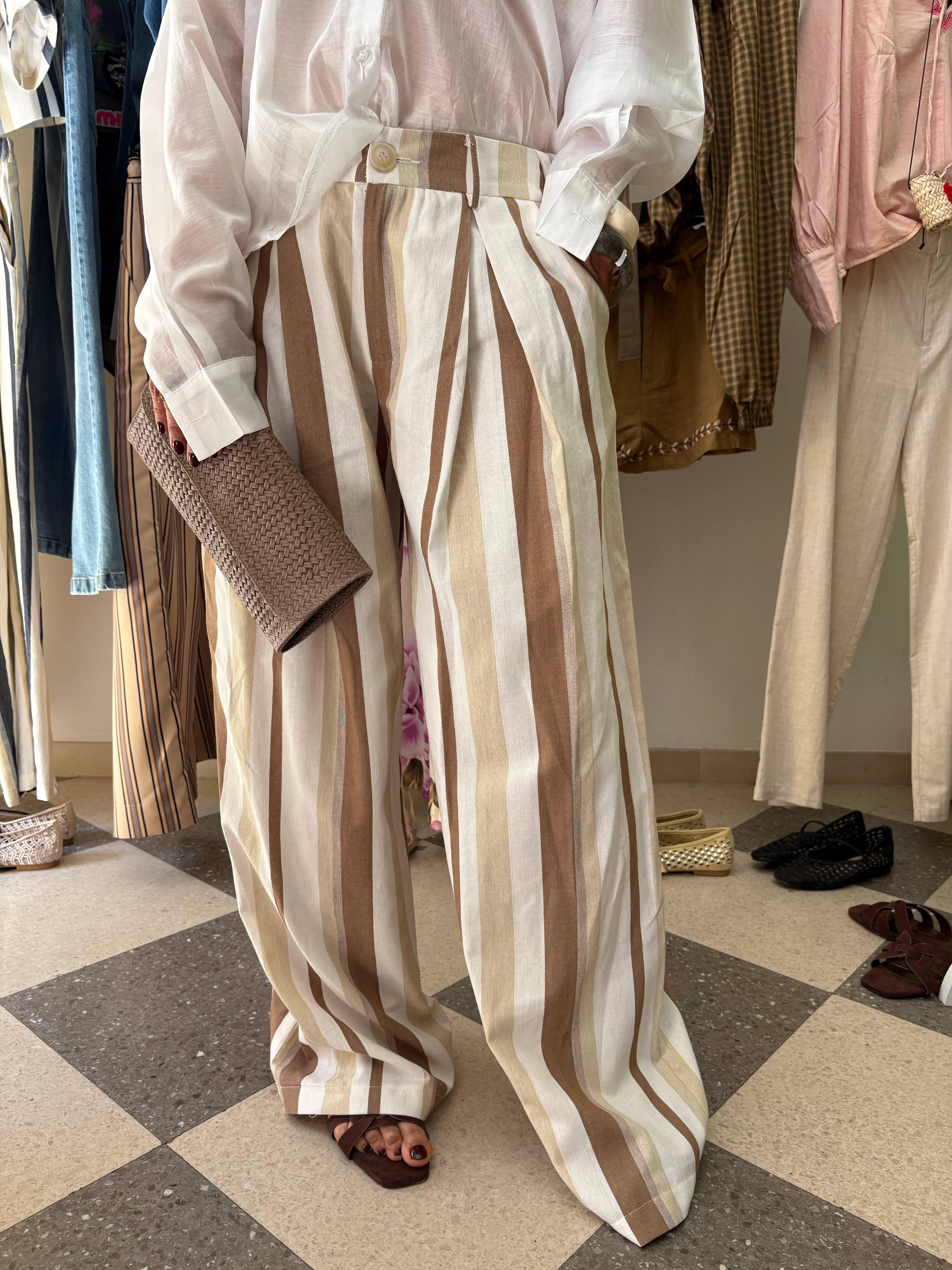 Pantalone sunset stripes