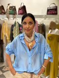 Camicia ultra light- celeste