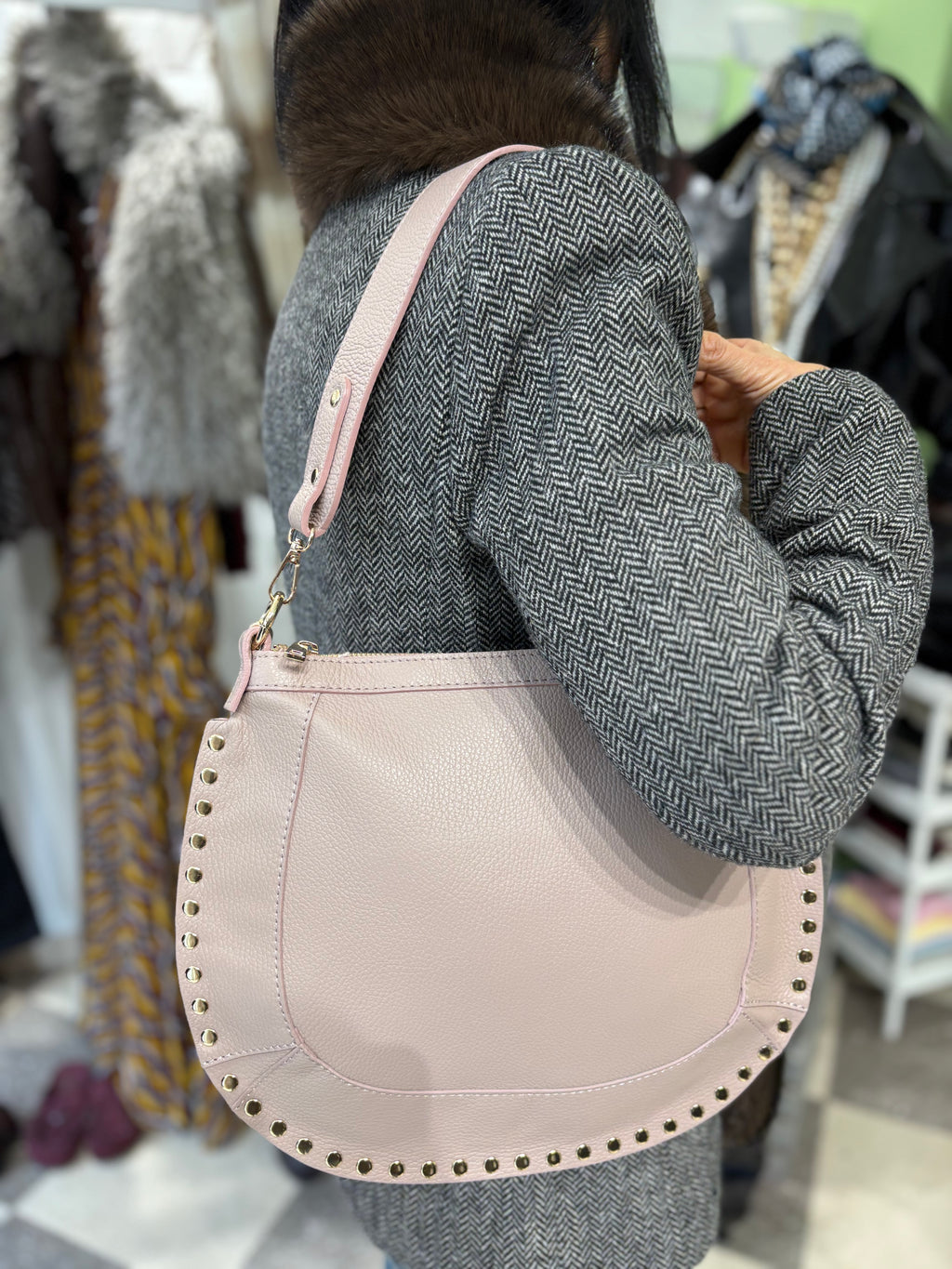 Borsa Isabella studded