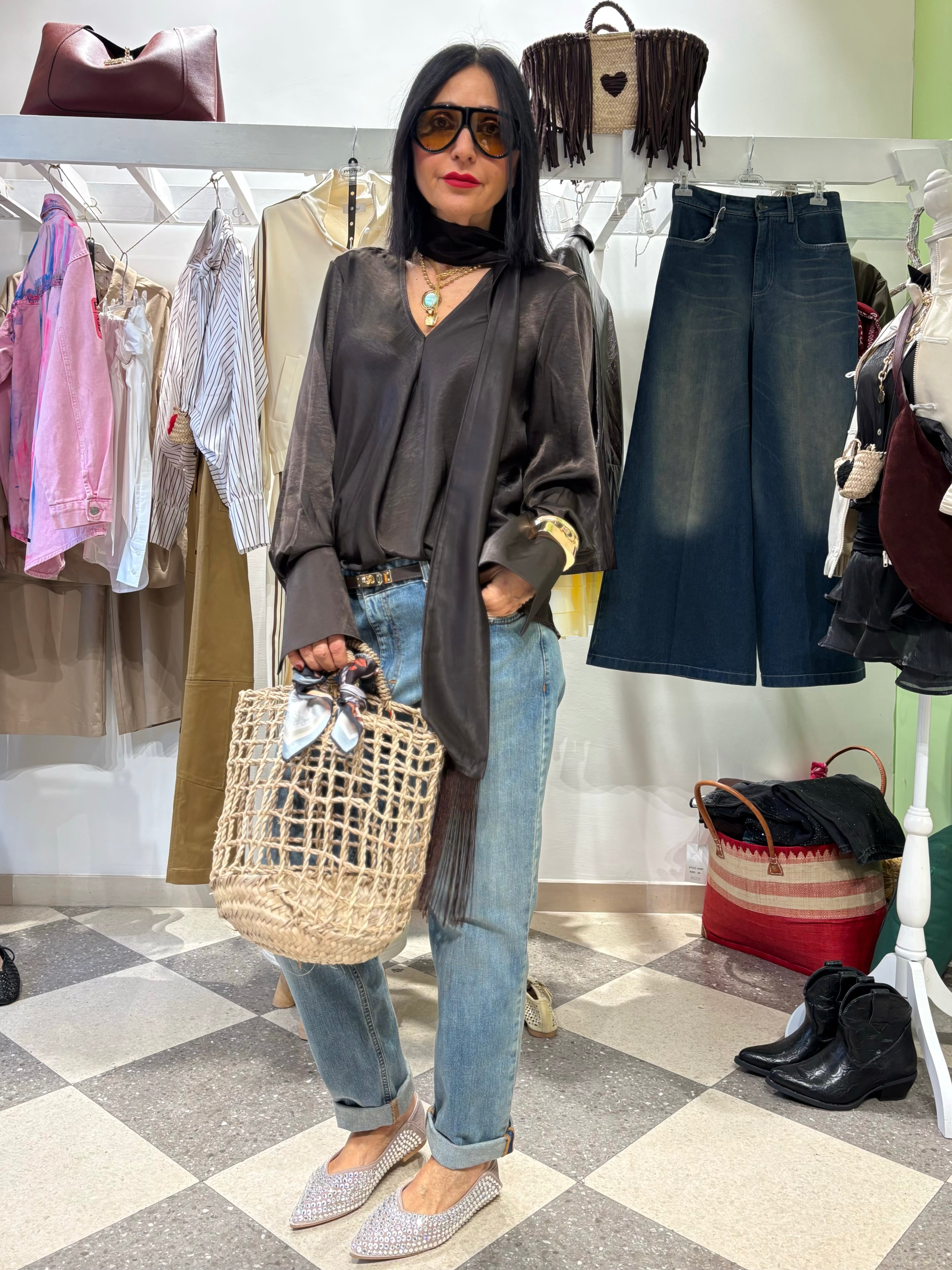 Motel | denim boyfriend medium wash