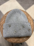Beanie con applicazioni gioiello