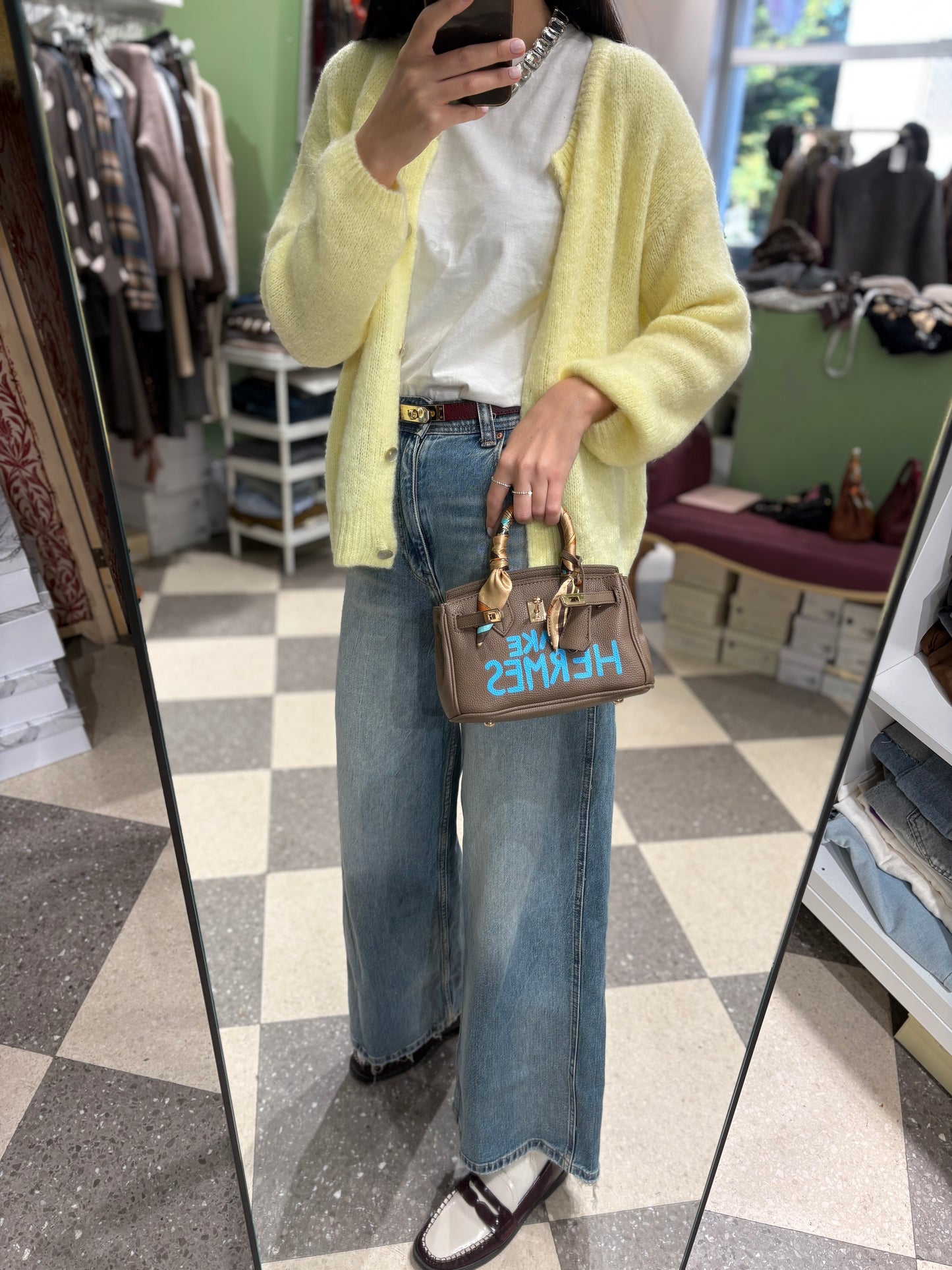 Mini bag Fake Hermes