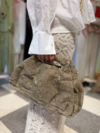 Pochette rete intrecciata