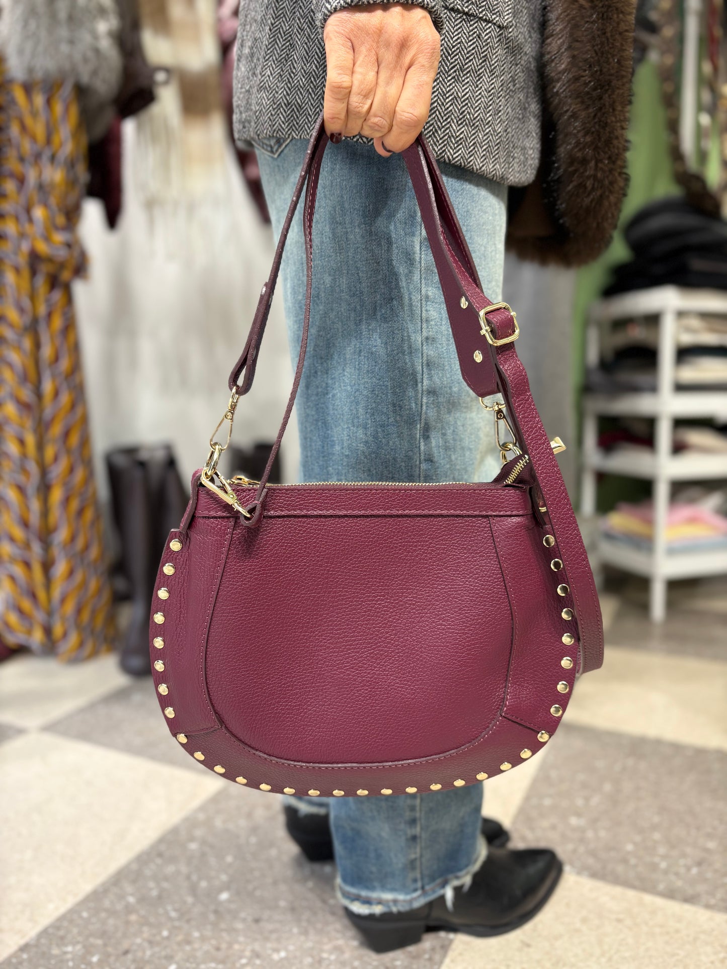 Borsa Isabella studded