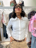 Camicia slim fit Bianca