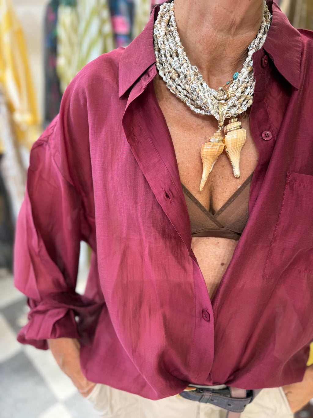 Camicia ultra light - red