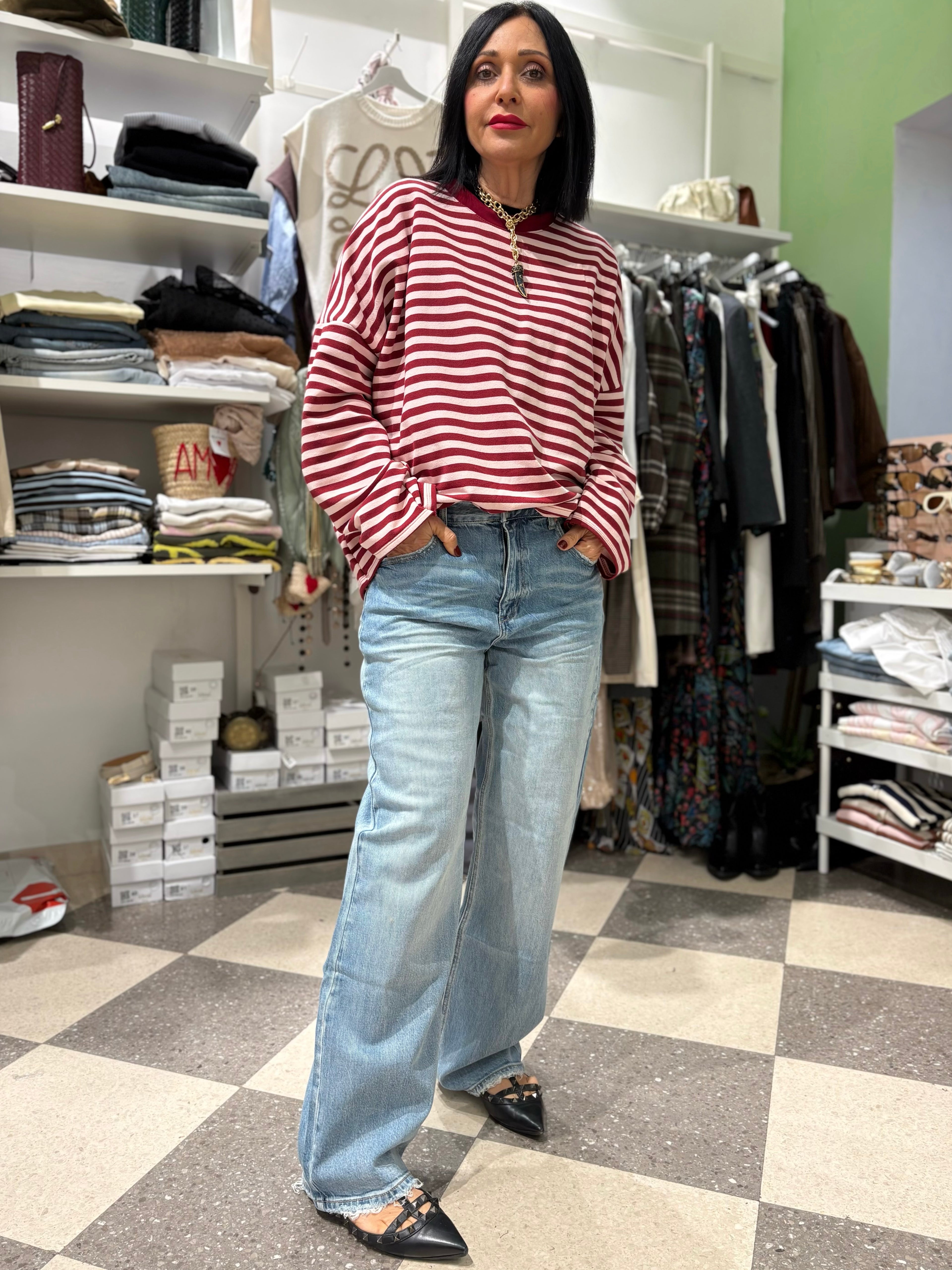 Denim leggermente baggy