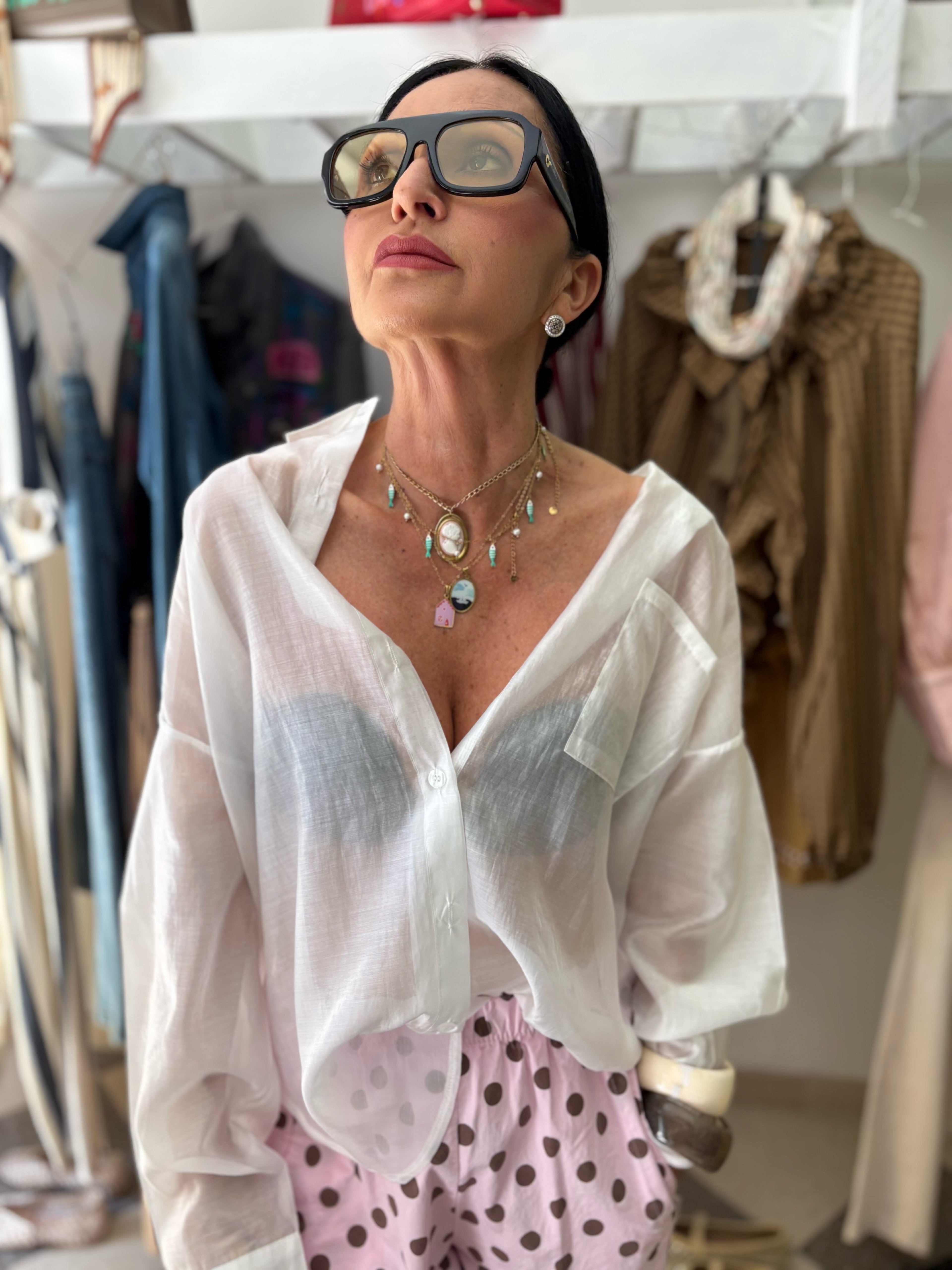Camicia ultra light - white