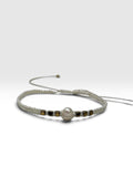 Bracciale cordoncino panna