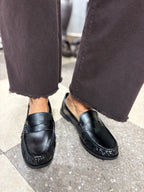 Mocassino goffrato in ecopelle