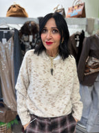 Motel maglione in misto mohair