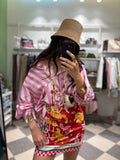 Coordinato Camicia Riga & Gonna Pareo Tiger