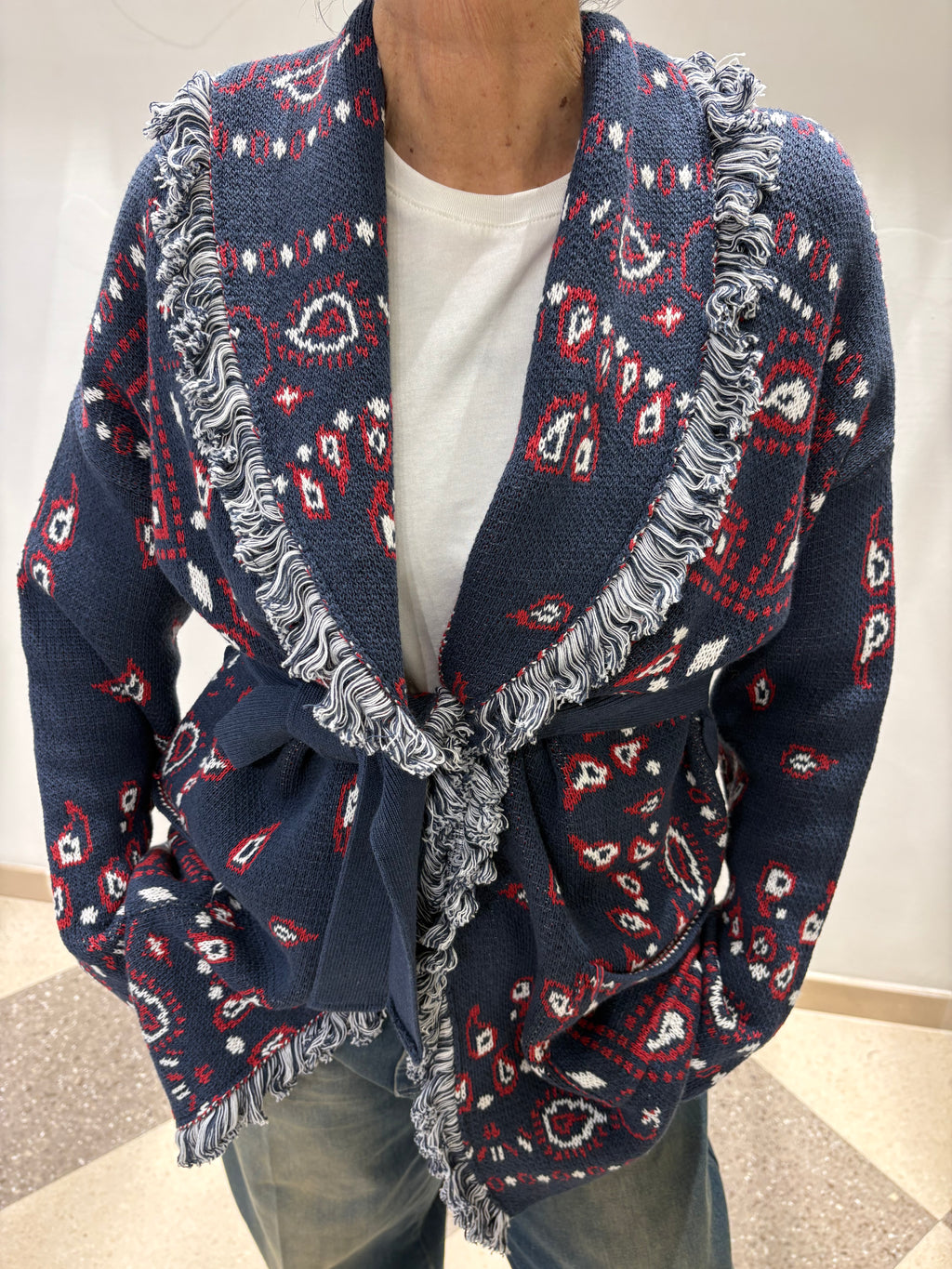 Motel cardigan stampa Paisley