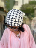 Foulard fantasia black and white