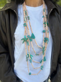 Collana multi filo con charms